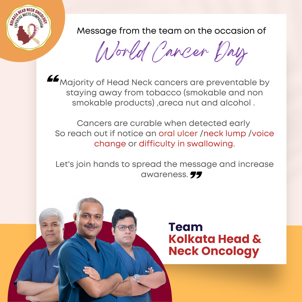 Kolkata Head and Neck Oncology - Cancer Day Message